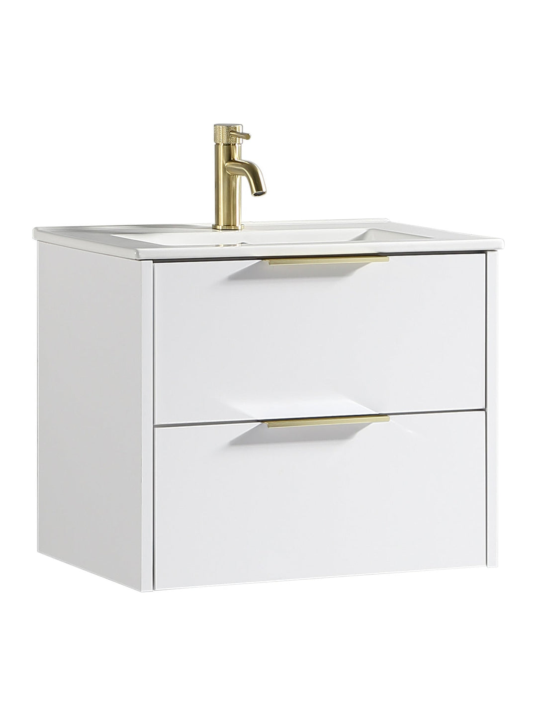 Sora 600mm Two Drawer Wall Hung Vanity & Basin