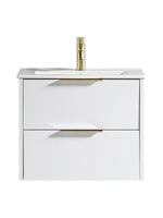 Load image into Gallery viewer, Sora 600mm Two Drawer Wall Hung Vanity &amp; Basin
