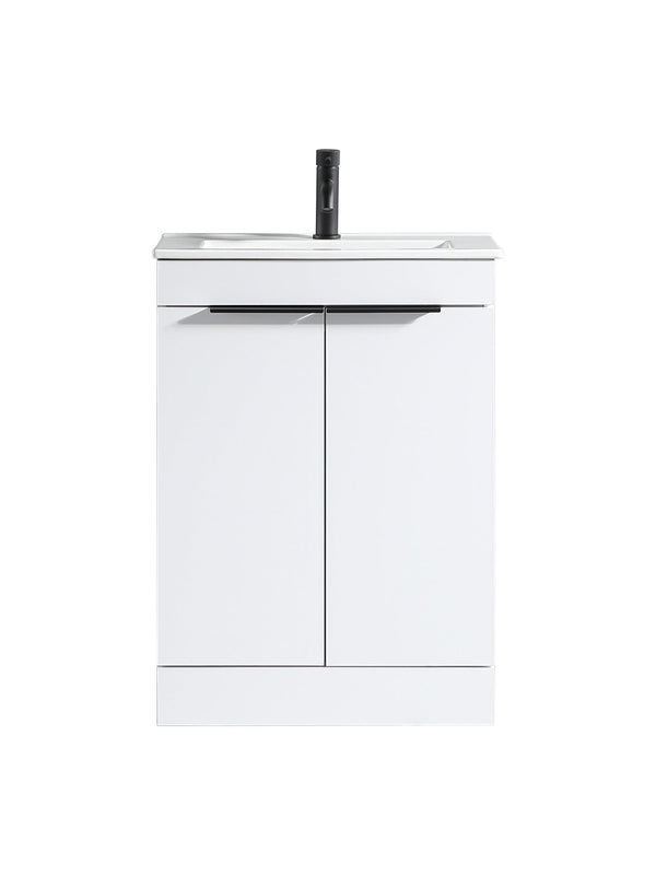 Sora 600mm Two Door Floor Standing Vanity & Basin