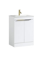 Load image into Gallery viewer, Sora 600mm Two Door Floor Standing Vanity &amp; Basin

