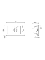 Load image into Gallery viewer, Acerra 400mm Cloakroom Basin
