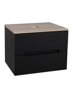 Load image into Gallery viewer, Monza Plus 600mm Fluted Wall Hung Vanity Unit with Countertop
