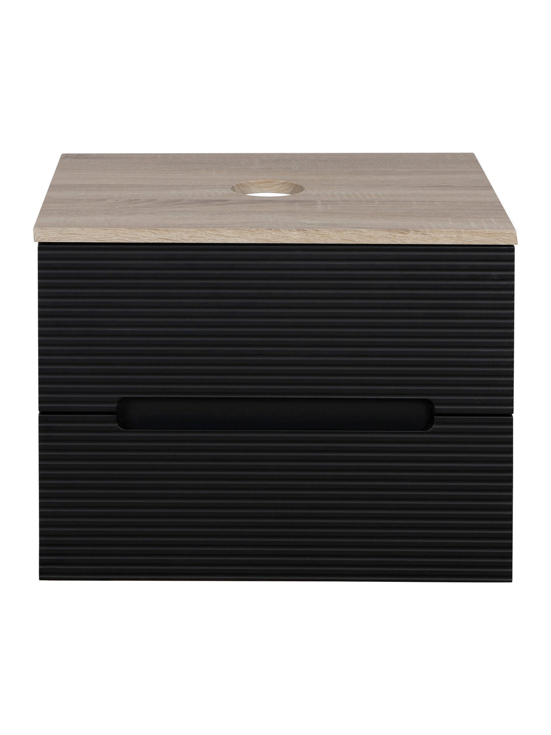 Monza Plus 600mm Fluted Wall Hung Vanity Unit with Countertop