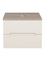 Load image into Gallery viewer, Monza Plus 600mm Fluted Wall Hung Vanity Unit with Countertop

