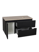Load image into Gallery viewer, Monza Plus 900mm Fluted Wall Hung Vanity Unit with Side Cabinet &amp; Countertop
