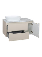 Load image into Gallery viewer, Monza Plus 900mm Fluted Wall Hung Vanity Unit with Side Cabinet &amp; Countertop
