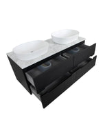 Load image into Gallery viewer, Monza Plus 1200mm Fluted Wall Hung Double Vanity Unit with Countertop
