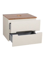 Load image into Gallery viewer, Monza Plus 600mm Fluted Wall Hung Vanity Unit with Countertop
