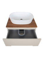 Load image into Gallery viewer, Monza Plus 600mm Fluted Wall Hung Vanity Unit with Countertop
