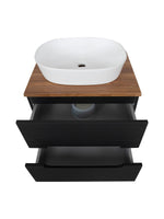 Load image into Gallery viewer, Monza Plus 600mm Fluted Wall Hung Vanity Unit with Countertop
