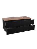 Load image into Gallery viewer, Monza Plus 1200mm Fluted Wall Hung Double Vanity Unit with Countertop
