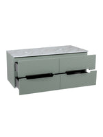 Load image into Gallery viewer, Monza Plus 1200mm Fluted Wall Hung Double Vanity Unit with Countertop
