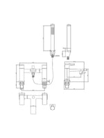 Load image into Gallery viewer, Swansea Bath Shower Mixer Tap (Black / Gunmetal)
