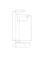 Load image into Gallery viewer, Swansea Black Freestanding Mono Basin Mixer Tap
