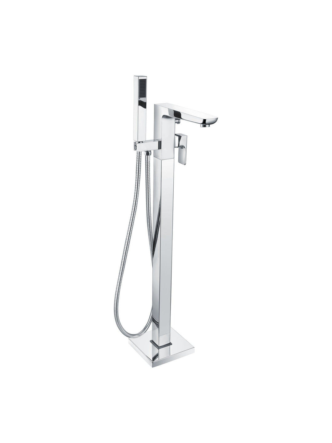 Swansea Chrome Floor-Standing Bath Filler Tap