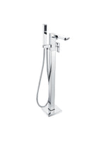 Load image into Gallery viewer, Swansea Chrome Floor-Standing Bath Filler Tap
