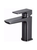 Load image into Gallery viewer, Swansea Mono Basin Mixer Tap &amp; Waste (Black / Gunmetal)
