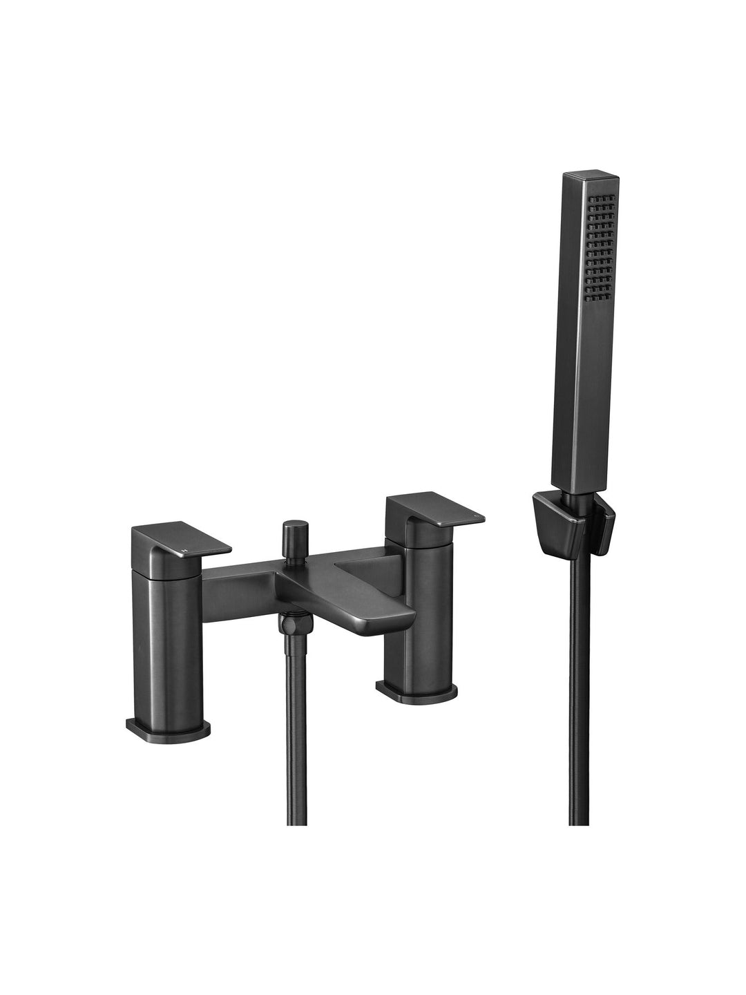 Swansea Bath Shower Mixer Tap (Black / Gunmetal)