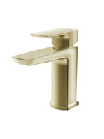 Load image into Gallery viewer, Swansea Brushed Brass Mono Basin Mixer Tap &amp; Waste
