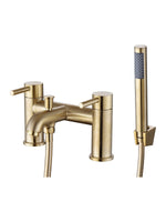 Load image into Gallery viewer, Chepstow Brushed Brass Bath Shower Mixer

