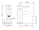 Load image into Gallery viewer, TB+ Redondo Round Eco Control / Cold-Start Basin Mixer Tap

