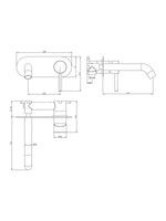 Load image into Gallery viewer, TB+ Redondo Round Wall-Mounted Eco Control / Cold-Start Basin Mixer Tap
