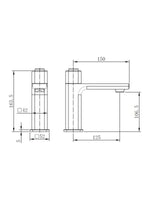Load image into Gallery viewer, TB+ Quadrado Square Push Button Basin Mixer

