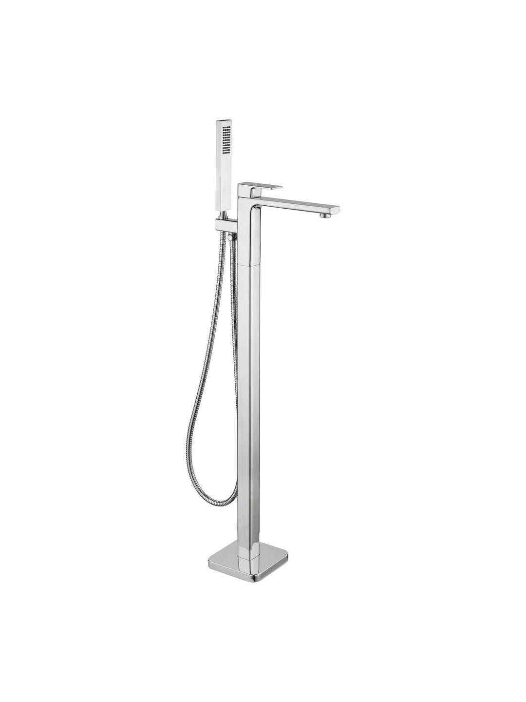 TB+ Quadrado Square Freestanding Bath Tap with Shower Mixer