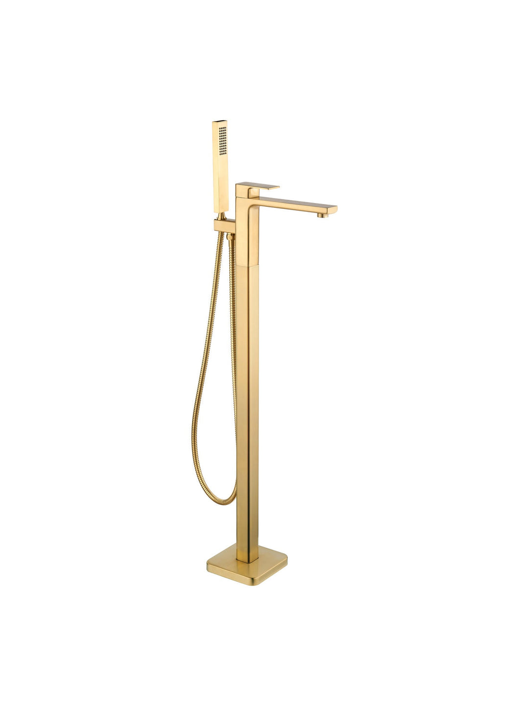 TB+ Quadrado Square Freestanding Bath Tap with Shower Mixer