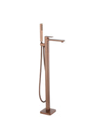 Load image into Gallery viewer, TB+ Quadrado Square Freestanding Bath Tap with Shower Mixer
