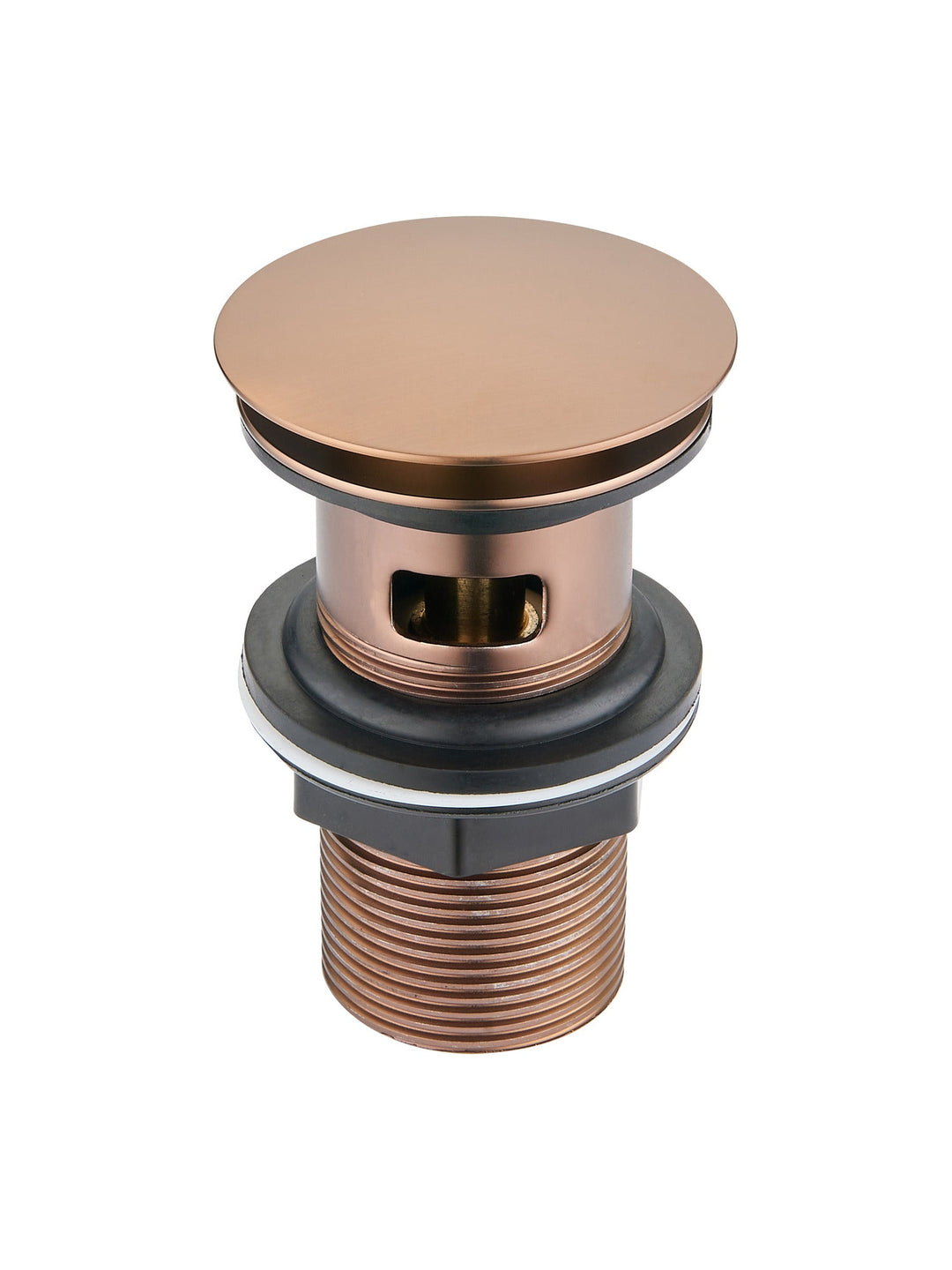 Premium Brushed Bronze Click Clack Basin Waste - Slotted