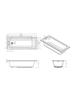 Load image into Gallery viewer, Plumb Essentials Portofino Single Ended Square Bath
