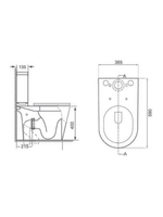 Load image into Gallery viewer, Ferrara Plus Rimless Toilet, Cistern &amp; Seat
