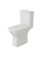 Load image into Gallery viewer, Plumb Essentials Square Rimless Close-Coupled Toilet Pan &amp; Cistern (All-in-One Box)

