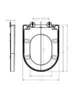 Load image into Gallery viewer, Dee Soft-Close D-Shape Toilet Seat
