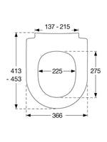 Load image into Gallery viewer, Pressalit Sway D2 Toilet Seat
