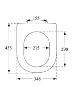 Load image into Gallery viewer, Pressalit Magnum Toilet Seat
