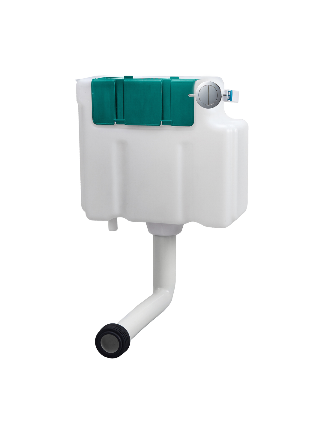 Plumb Essentials Concealed Cistern with Chrome Push Button