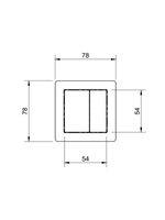 Load image into Gallery viewer, 78mm Flush Button (for Cistern 6201)
