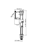 Load image into Gallery viewer, Bottom-Entry Fill Valve 1/2" Brass

