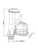 Load image into Gallery viewer, Compact Dual Flush Syphon Valve 1.5"
