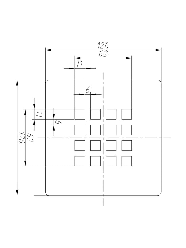 Waste Grill for Slate Trays