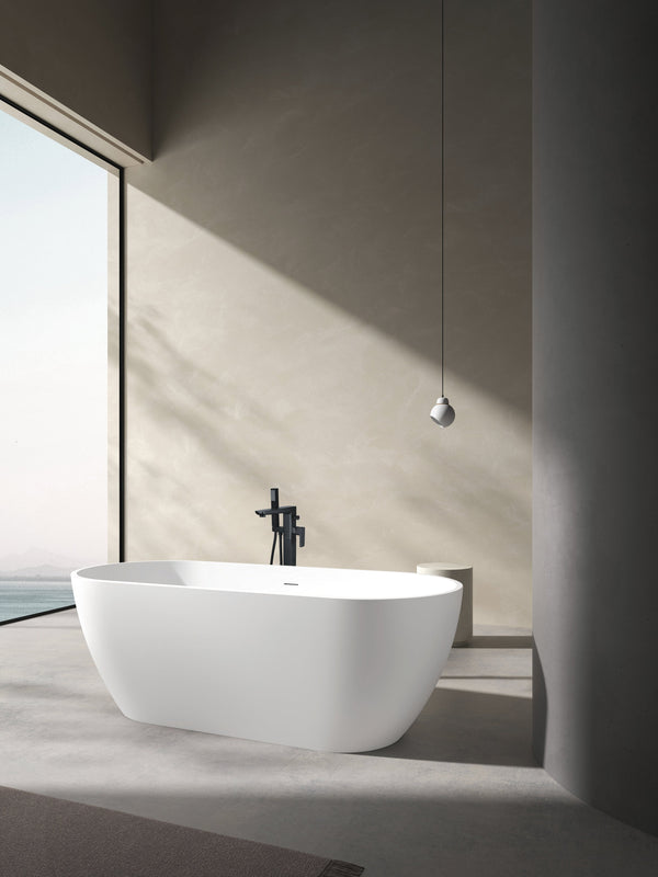 Amalfi Gloss White Freestanding Bath