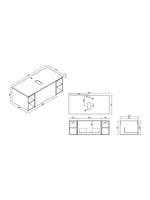 Load image into Gallery viewer, Flauto 1000mm Wall Hung Vanity Unit with Twin Side Storage &amp; Sintered Stone Countertop

