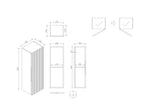 Load image into Gallery viewer, Flauto 900mm Wall Mounted Storage Cabinet
