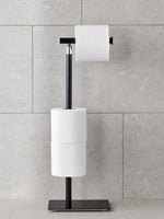 Load image into Gallery viewer, Signature Freestanding Toilet and Spare Roll Holder
