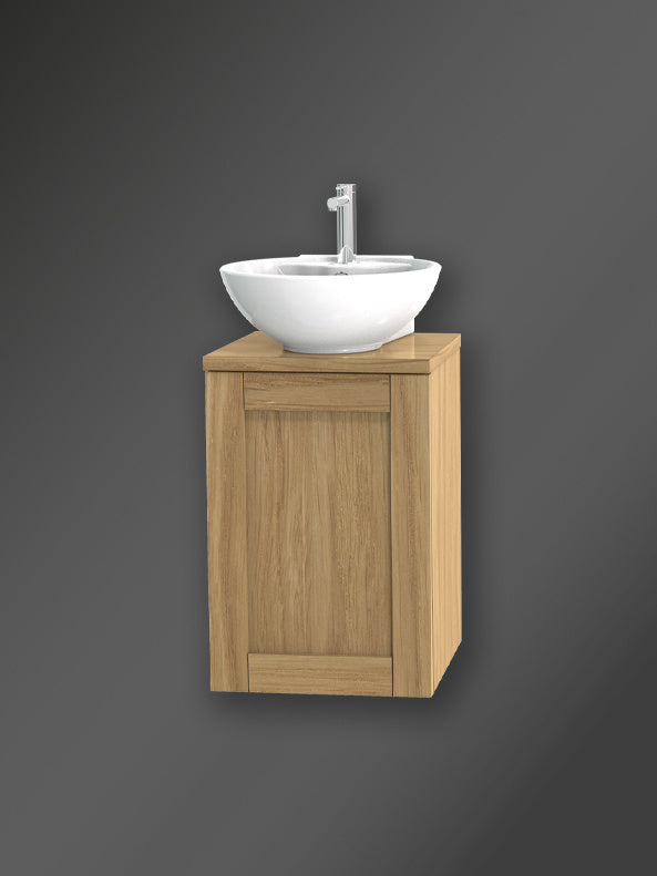 London Vanity Unit with Worktop Right Hand Door