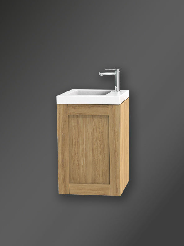 London Vanity Unit with Basin Left Hand Door