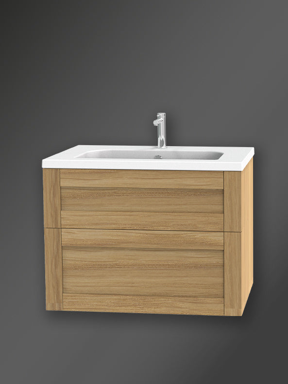 London Wall Hung Drawer Vanity 80 cm
