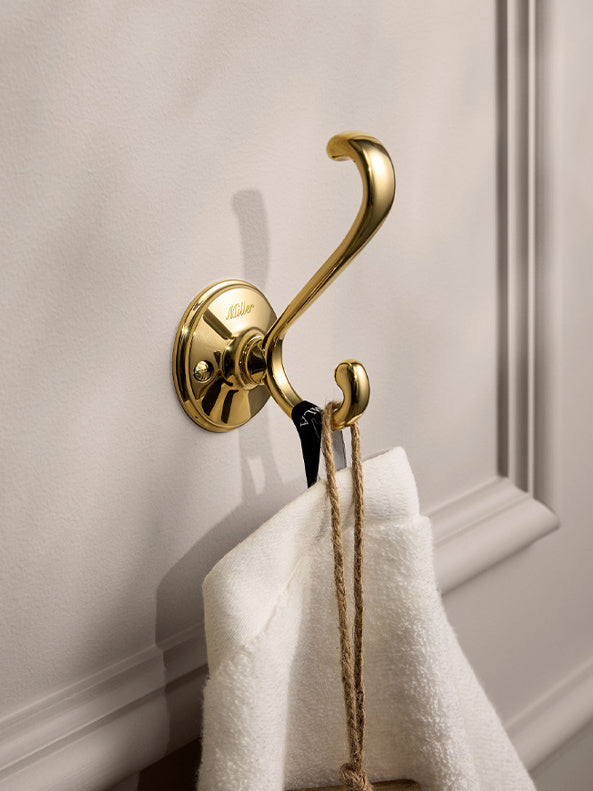 Stockholm Double Robe Hook